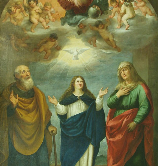 La Virgen, San Joaquín y Santa Ana
