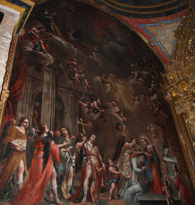 Imposición de la casulla a San Ildefonso (Alfaro)